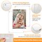 4Pcs Acrylic Photo Frames 5x7In Photo Display Vertically Horizontally Free Standing Desktop Picture Frame